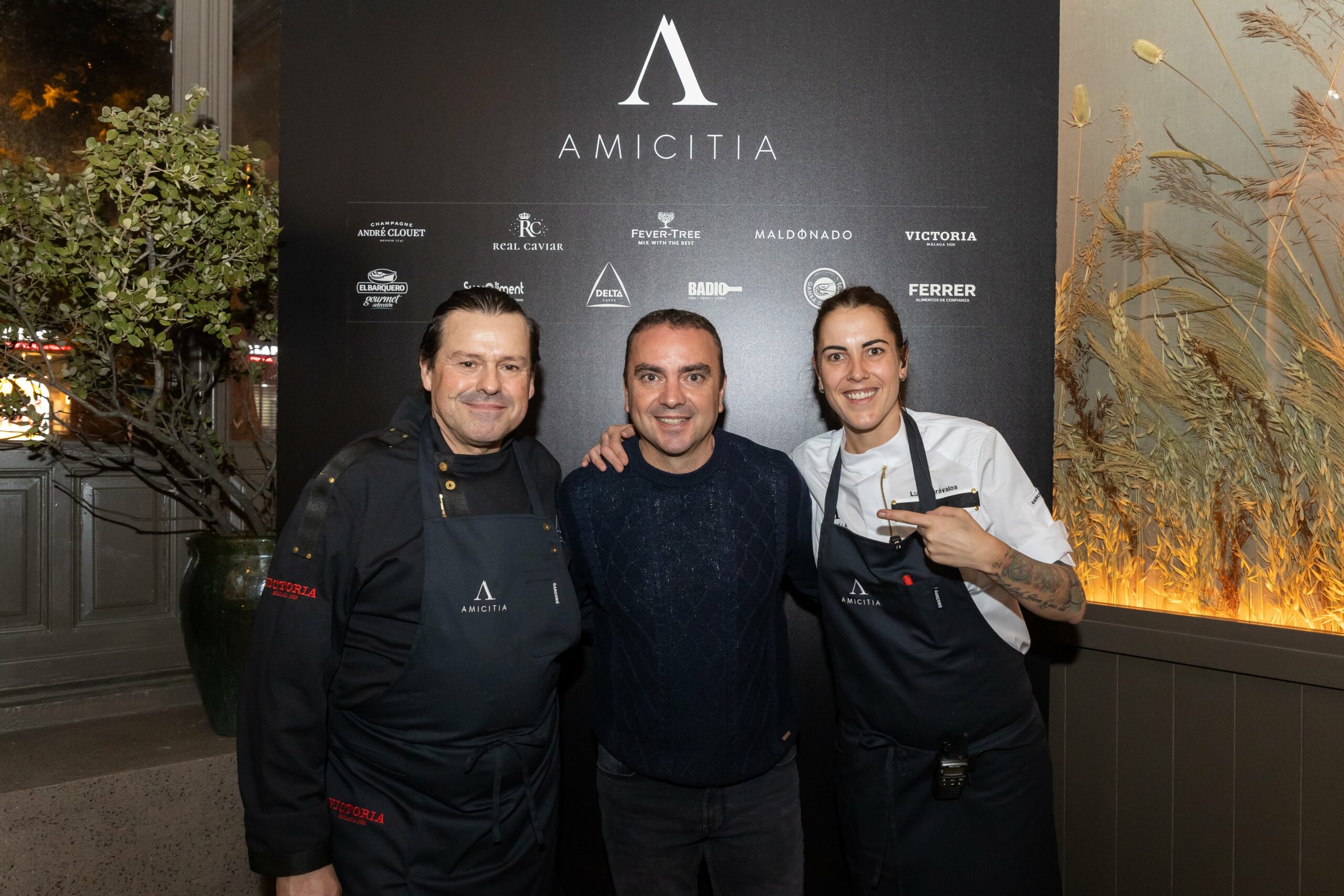 Albert Jubany y Luvía Grávalos, chefs del restaurante Amicitia de Madrid
